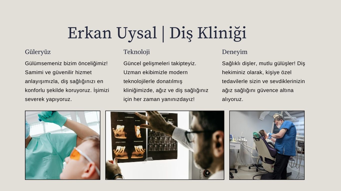 Klinikte farklı işlemlerden kareler